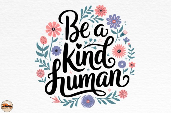 Be a Kind Human, Inspirational PNG SVG Review