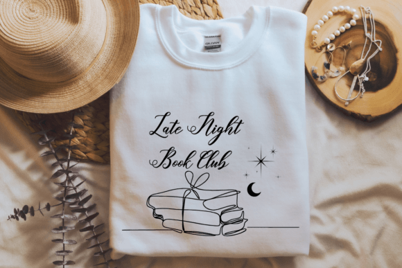 Book Club Svg,Late Night Book Club