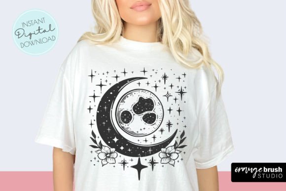 Crescent Moon PNG - Floral Moon SVG Review