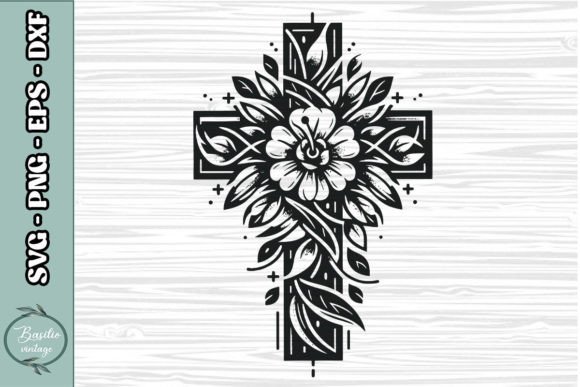 Floral Cross SVG Clipart 18: A Designer's Real-World Review