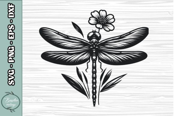 Floral Dragonfly SVG Clipart 19 Design Review