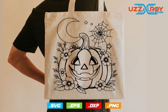Floral Jack O Lantern SVG, Pumpkin SVG Review