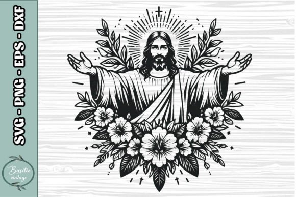 Floral Jesus SVG Clipart 07: A Designer's Real-World Embroidery Review