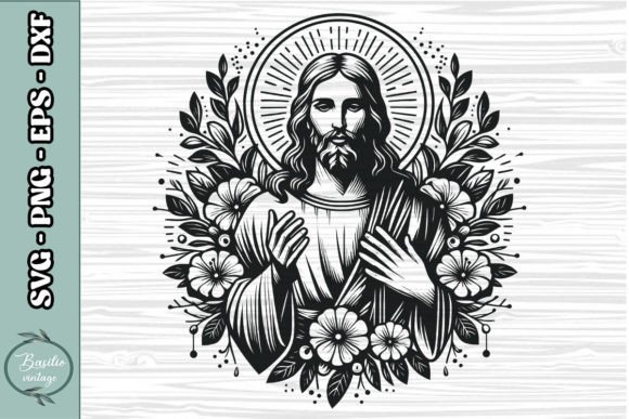 Floral Jesus SVG Clipart 16: A Designer's Real-World Embroidery Review