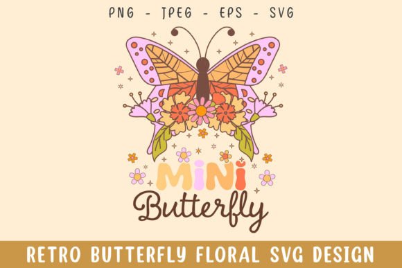 Mini Butterfly Floral Retro Design Svg Review