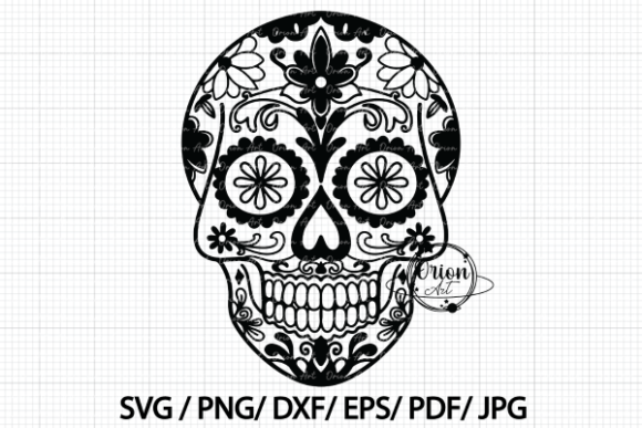 Sugar Skull Svg, Mexican Skull Png Review